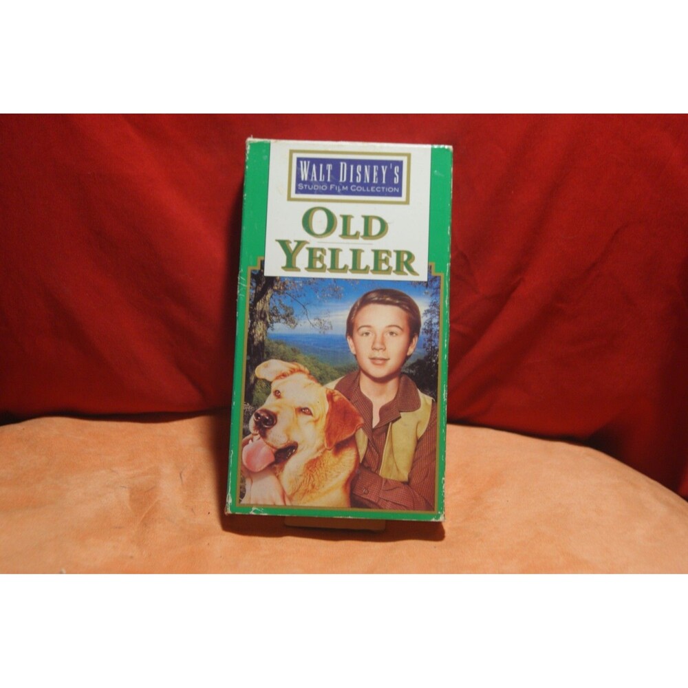 Old Yeller VHS Disney's Coming of Age DOG Bring Tissues
